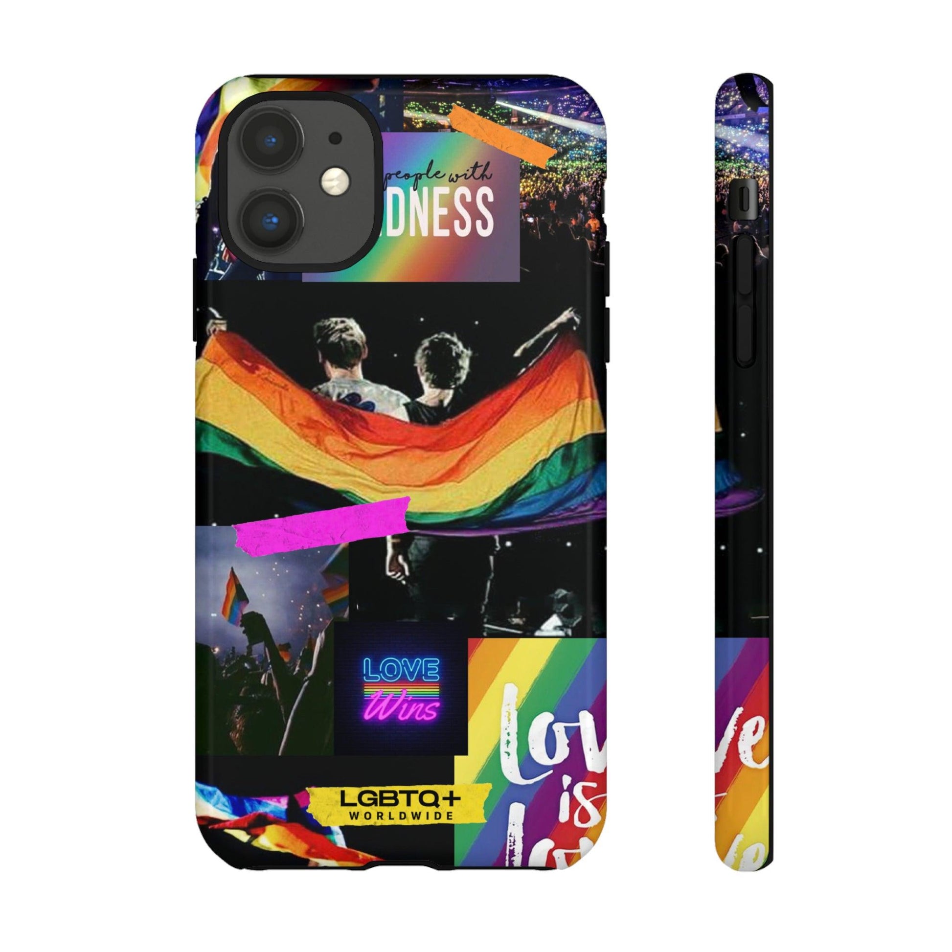 LGBTQWorldwide - ,,COMMUNITY" Doppelgehäuse Handyhülle Accessories, Glossy, iPhone Cases, Matte, Phone accessory, Phone Cases, Samsung Cases, Thermo, Valentine's Day Picks lgbtq Bekleidung Accessoires unisex Zubehör