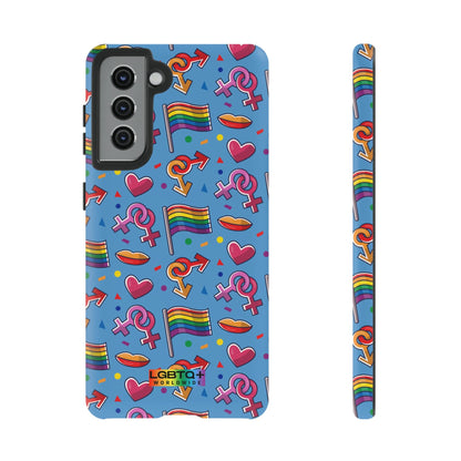 LGBTQWorldwide - ,,FÜHL DICH FREI" Doppelgehäuse Handyhülle Accessories, Glossy, iPhone Cases, Matte, Phone accessory, Phone Cases, Samsung Cases, Thermo, Valentine's Day Picks lgbtq Bekleidung Accessoires unisex Zubehör