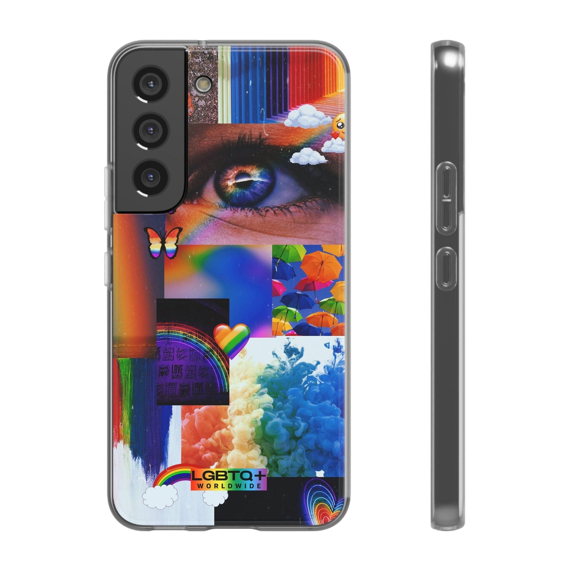 LGBTQWorldwide - ,,VISION" Flexible Handyhülle Accessories, Case, iPhone, iPhone Cases, Phone accessory, Phone Cases, Samsung Cases, silikon, Valentine's Day promotion lgbtq Bekleidung Accessoires unisex Zubehör