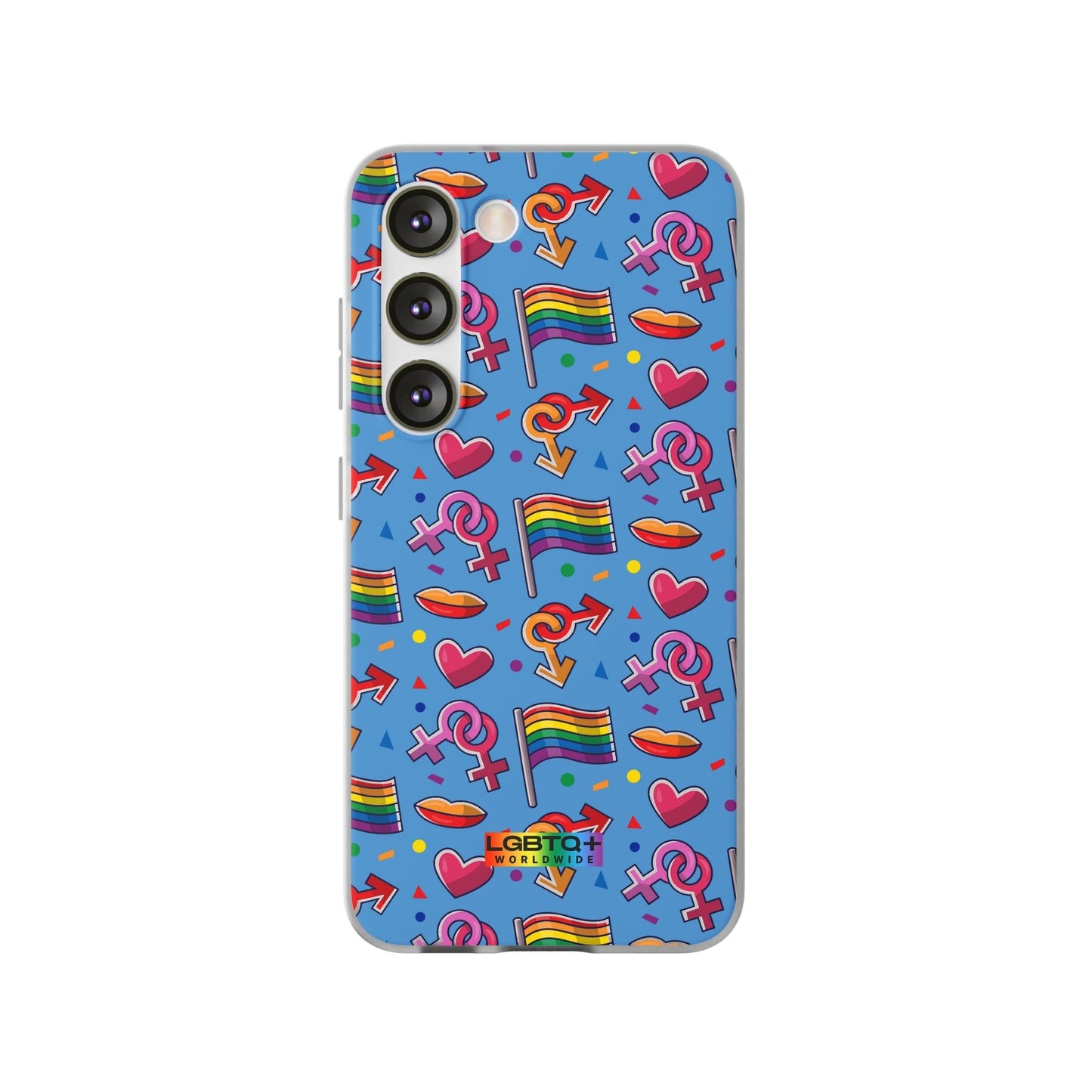 LGBTQWorldwide - ,,FLAGGEN" Flexible Handyhülle Accessories, Case, iPhone, iPhone Cases, Phone accessory, Phone Cases, Samsung Cases, silikon, Valentine's Day promotion lgbtq Bekleidung Accessoires unisex Zubehör