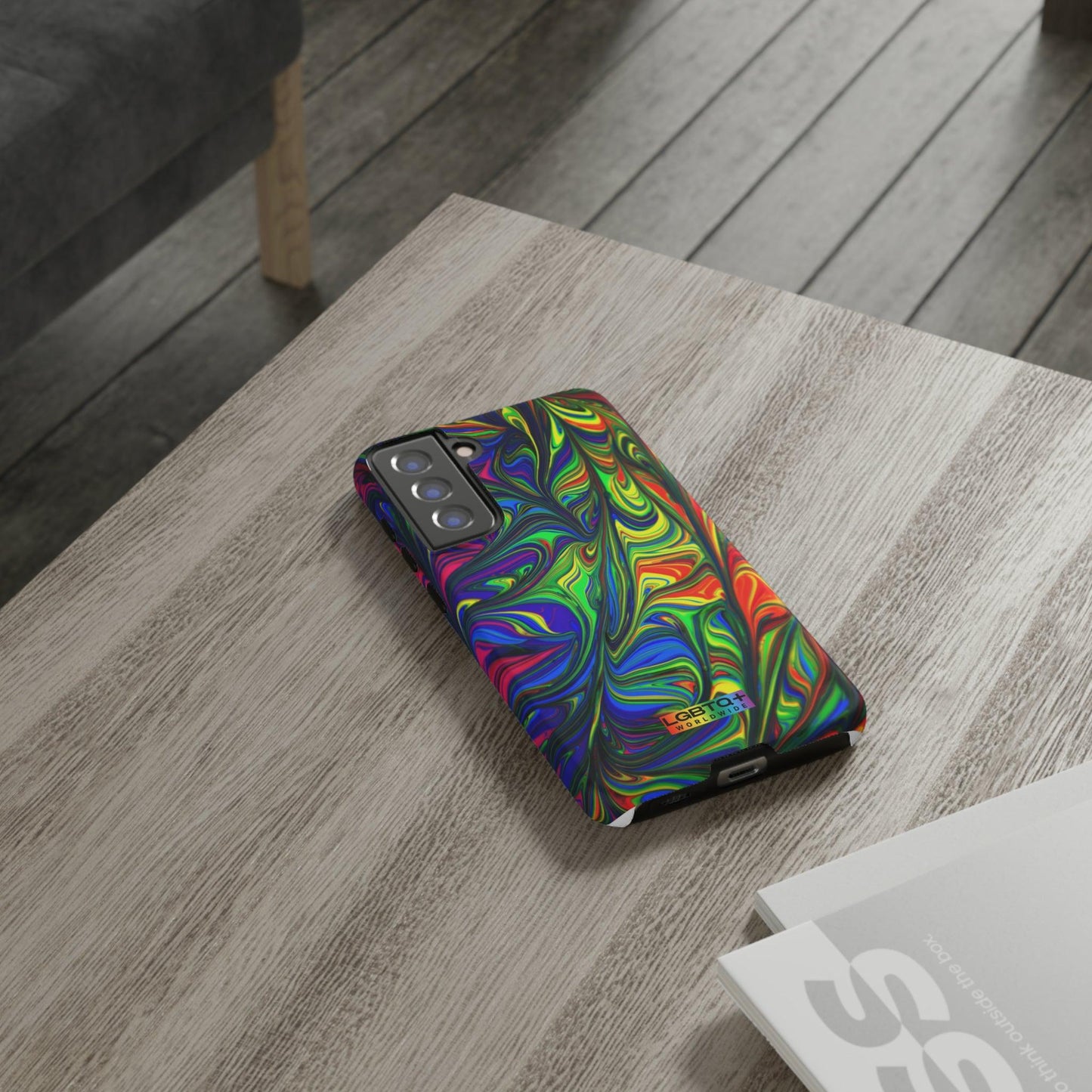 LGBTQWorldwide - ,,ILLUSION" Doppelgehäuse Handyhülle Accessories, Glossy, iPhone Cases, Matte, Phone accessory, Phone Cases, Samsung Cases, Thermo, Valentine's Day Picks lgbtq Bekleidung Accessoires unisex Zubehör