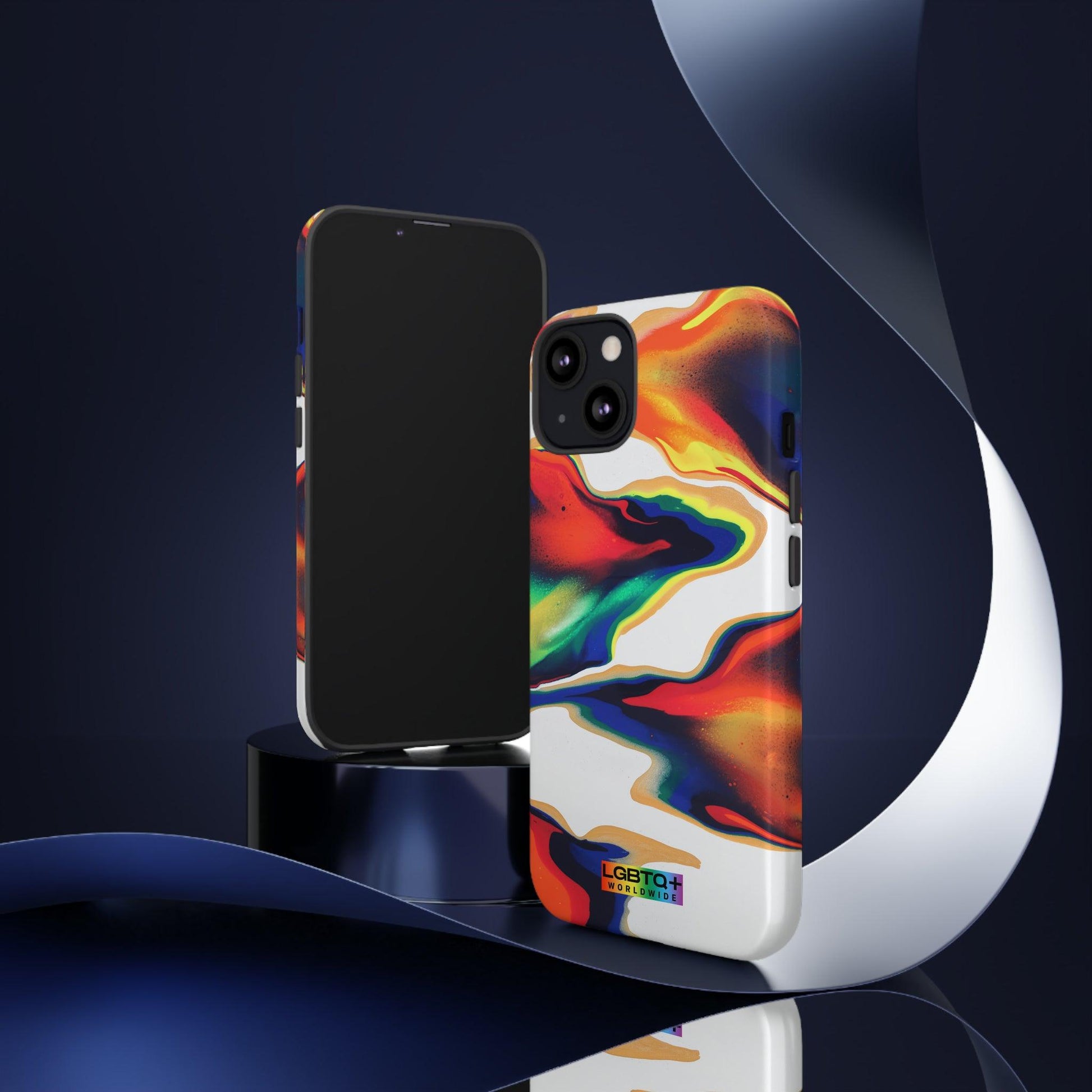 LGBTQWorldwide - ,,EINZIGARTIG" Doppelgehäuse Handyhülle Accessories, Glossy, iPhone Cases, Matte, Phone accessory, Phone Cases, Samsung Cases, Thermo, Valentine's Day Picks lgbtq Bekleidung Accessoires unisex Zubehör