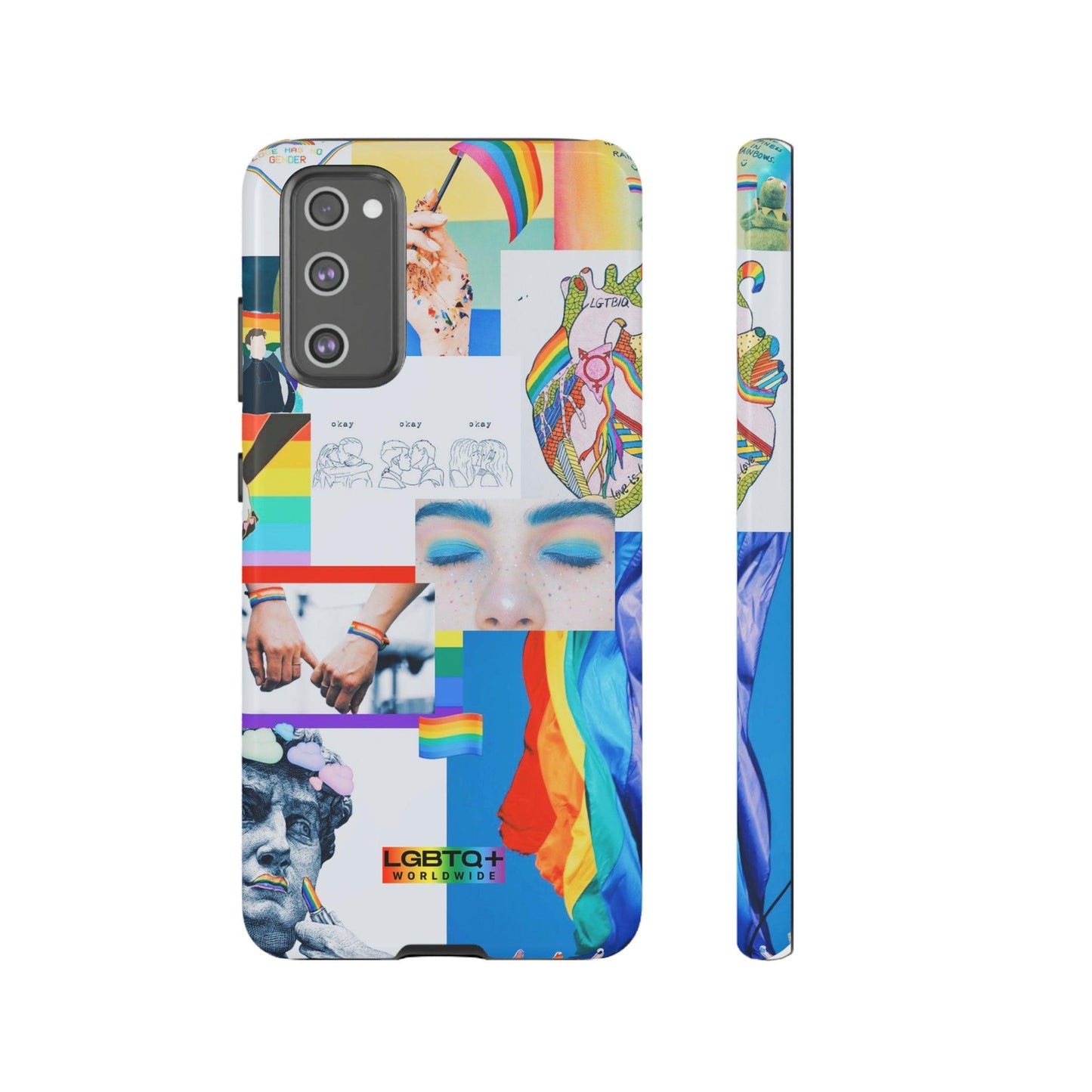 LGBTQWorldwide - ,,LEBEN"Doppelgehäuse Handyhülle Accessories, Glossy, iPhone Cases, Matte, Phone accessory, Phone Cases, Samsung Cases, Thermo, Valentine's Day Picks lgbtq Bekleidung Accessoires unisex Zubehör