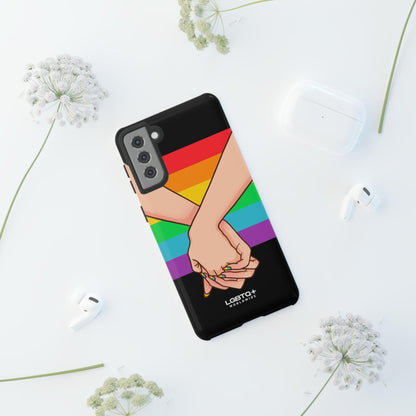 LGBTQWorldwide - ,,TOGETHER PRIDE" Doppelgehäuse Handyhülle Accessories, Glossy, iPhone Cases, Matte, Phone accessory, Phone Cases, Samsung Cases, Thermo, Valentine's Day Picks lgbtq Bekleidung Accessoires unisex Zubehör