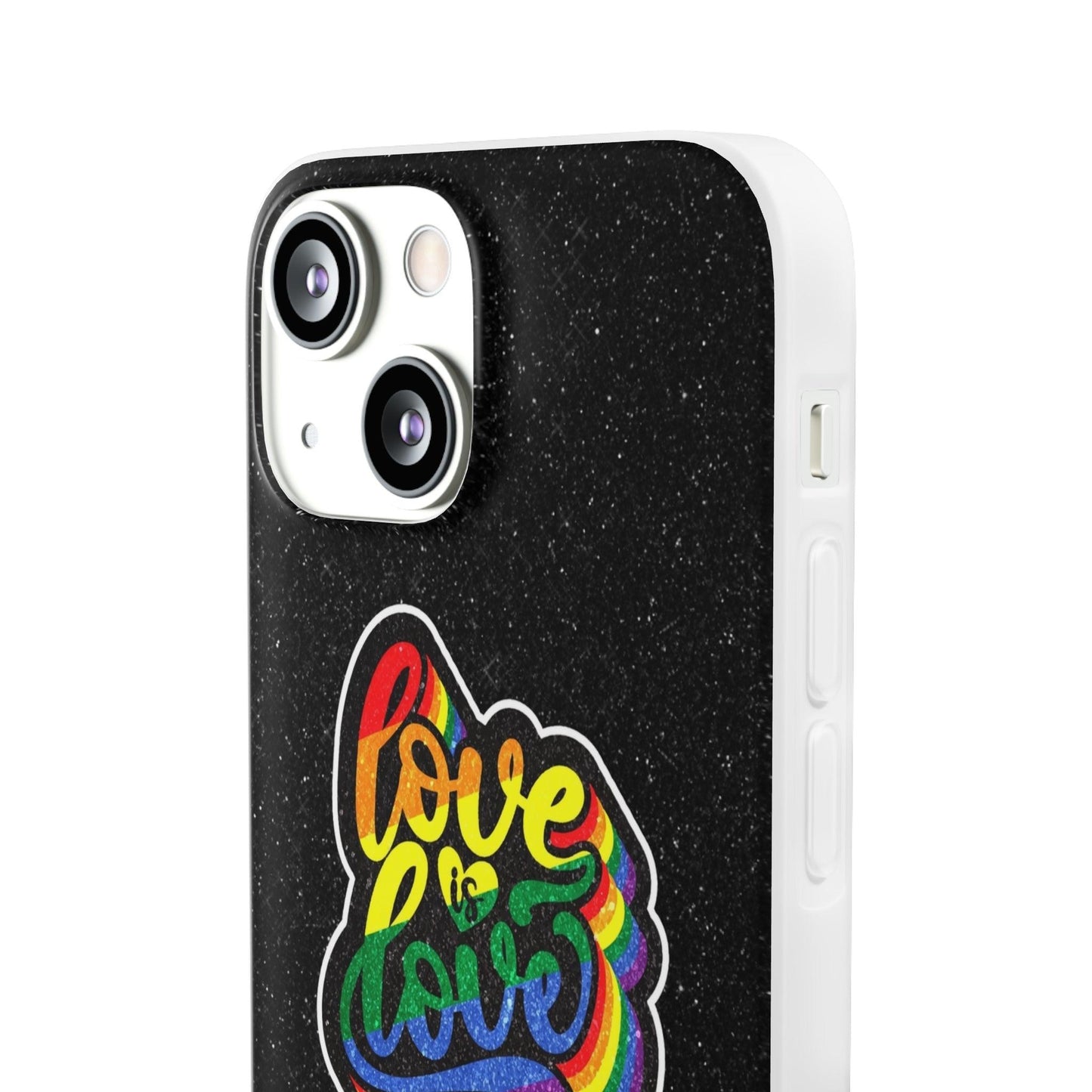 LGBTQWorldwide - ,,LIEBE IST LIEBE" Flexible Handyhülle Accessories, Case, iPhone, iPhone Cases, Phone accessory, Phone Cases, Samsung Cases, Valentine's Day promotion lgbtq Bekleidung Accessoires unisex Zubehör