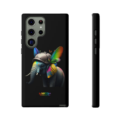 LGBTQWorldwide - ,,ELEFANT" Doppelgehäuse Handyhülle Accessories, Glossy, iPhone Cases, Matte, Phone accessory, Phone Cases, Samsung Cases, tough, Valentine's Day Picks lgbtq Bekleidung Accessoires unisex Zubehör