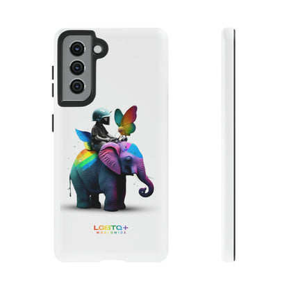 LGBTQWorldwide - ,,SCHMETTERLING" Doppelgehäuse Handyhülle Accessories, Glossy, iPhone Cases, Matte, Phone accessory, Phone Cases, Samsung Cases, tough, Valentine's Day Picks lgbtq Bekleidung Accessoires unisex Zubehör