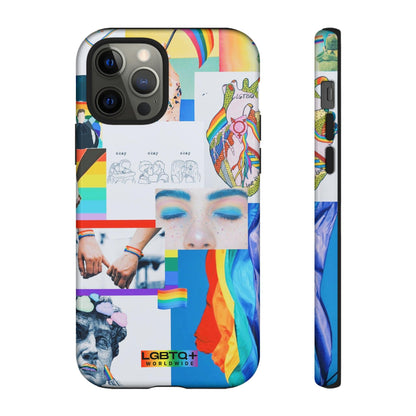 LGBTQWorldwide - ,,LEBEN"Doppelgehäuse Handyhülle Accessories, Glossy, iPhone Cases, Matte, Phone accessory, Phone Cases, Samsung Cases, Thermo, Valentine's Day Picks lgbtq Bekleidung Accessoires unisex Zubehör