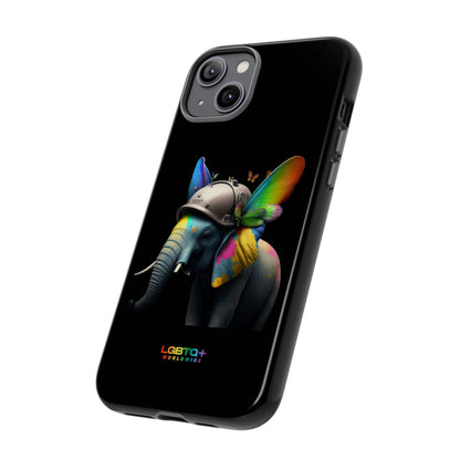 LGBTQWorldwide - ,,ELEFANT" Doppelgehäuse Handyhülle Accessories, Glossy, iPhone Cases, Matte, Phone accessory, Phone Cases, Samsung Cases, tough, Valentine's Day Picks lgbtq Bekleidung Accessoires unisex Zubehör