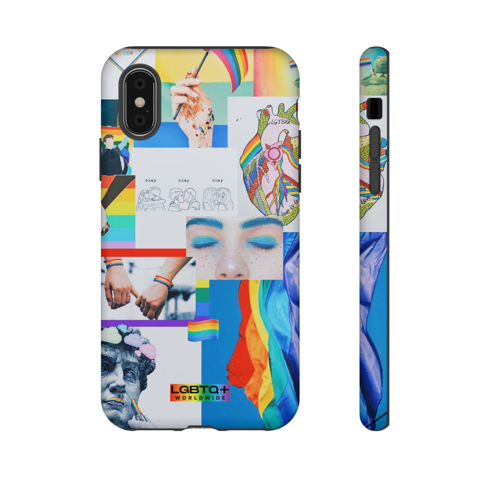 LGBTQWorldwide - ,,LEBEN"Doppelgehäuse Handyhülle Accessories, Glossy, iPhone Cases, Matte, Phone accessory, Phone Cases, Samsung Cases, Thermo, Valentine's Day Picks lgbtq Bekleidung Accessoires unisex Zubehör