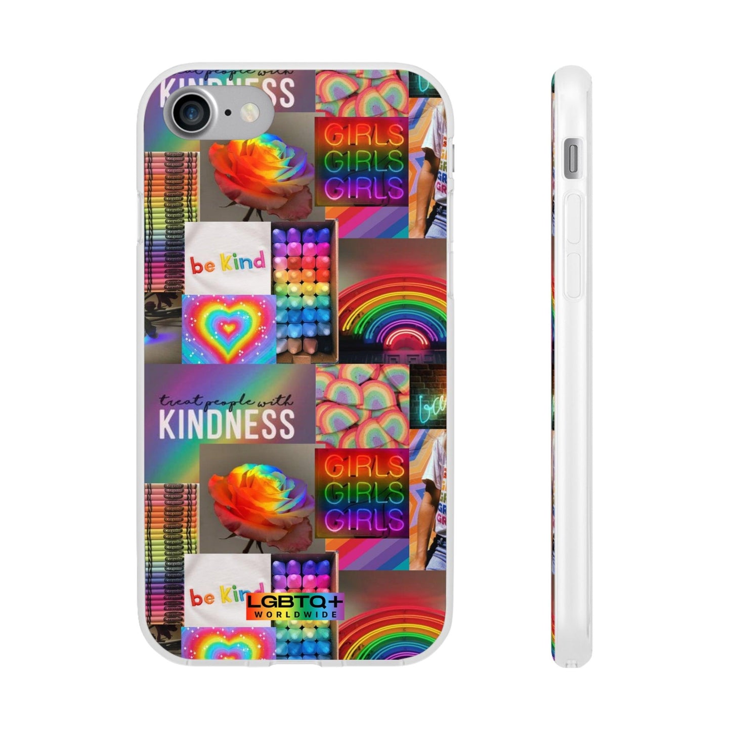 LGBTQWorldwide - ,,FREUNDLICHKEIT" Flexible Handyhülle Accessories, Case, iPhone, iPhone Cases, Phone accessory, Phone Cases, Samsung Cases, silikon, Valentine's Day promotion lgbtq Bekleidung Accessoires unisex Zubehör