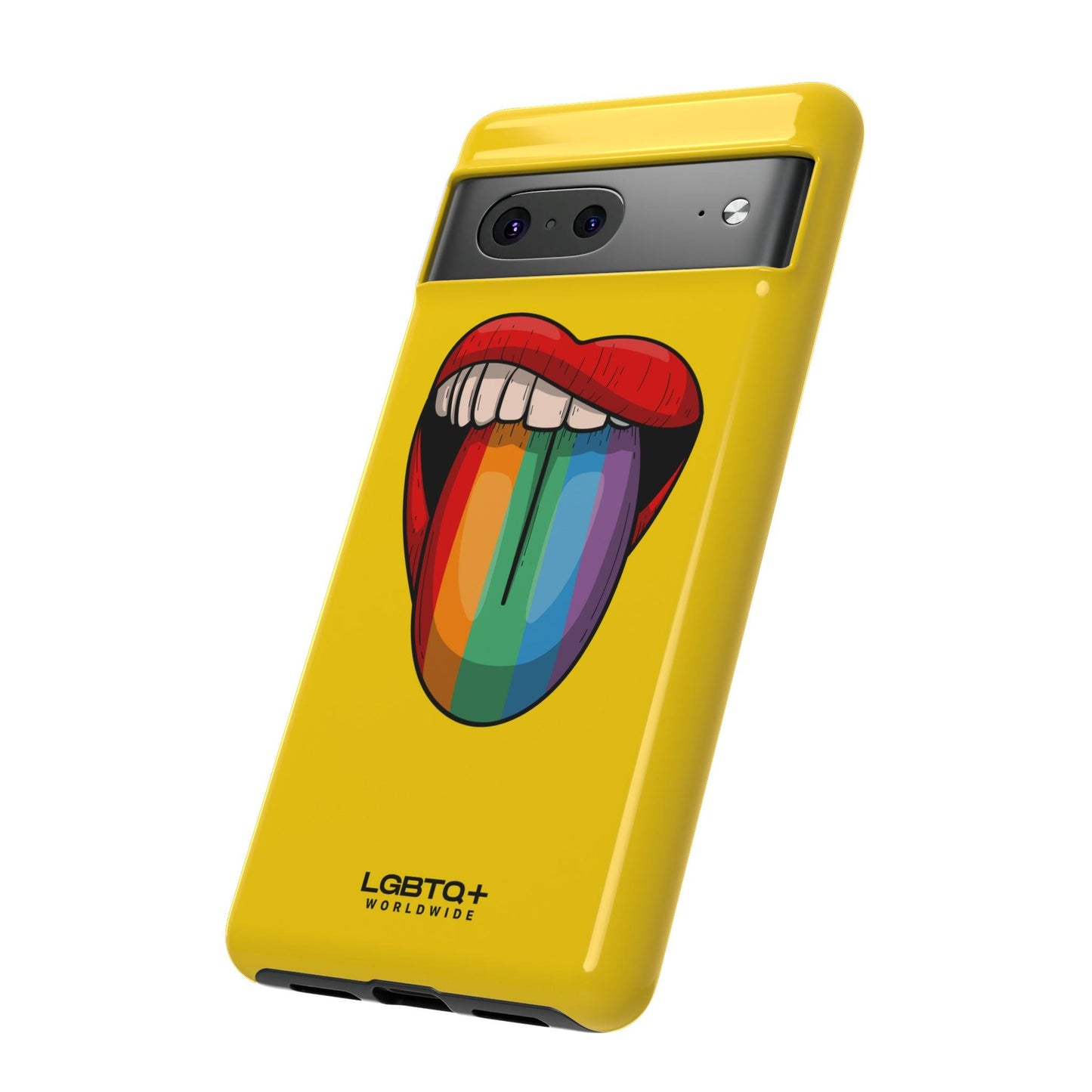 LGBTQWorldwide - ,,ZUNGE" Doppelgehäuse Handyhülle Accessories, Glossy, iPhone Cases, Matte, Phone accessory, Phone Cases, Samsung Cases, Thermo, Valentine's Day Picks lgbtq Bekleidung Accessoires unisex Zubehör