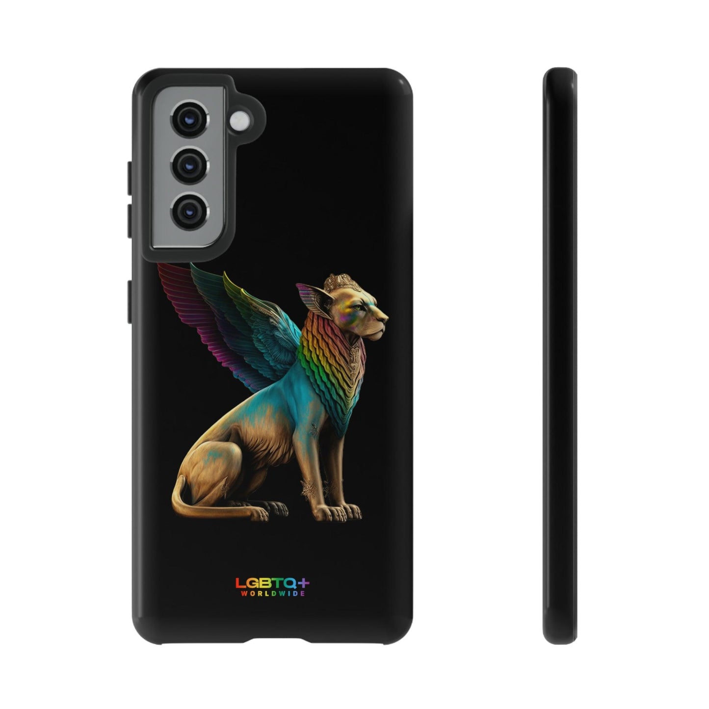 LGBTQWorldwide - ,,SPHINX" Doppelgehäuse Handyhülle Accessories, Glossy, iPhone Cases, Matte, Phone accessory, Phone Cases, Samsung Cases, tough, Valentine's Day Picks lgbtq Bekleidung Accessoires unisex Zubehör