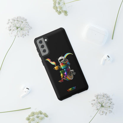 LGBTQWorldwide - ,,LUSTIGER ROBOTER" Doppelgehäuse Handyhülle Accessories, Glossy, iPhone Cases, Matte, Phone accessory, Phone Cases, Samsung Cases, tough, Valentine's Day Picks lgbtq Bekleidung Accessoires unisex Zubehör