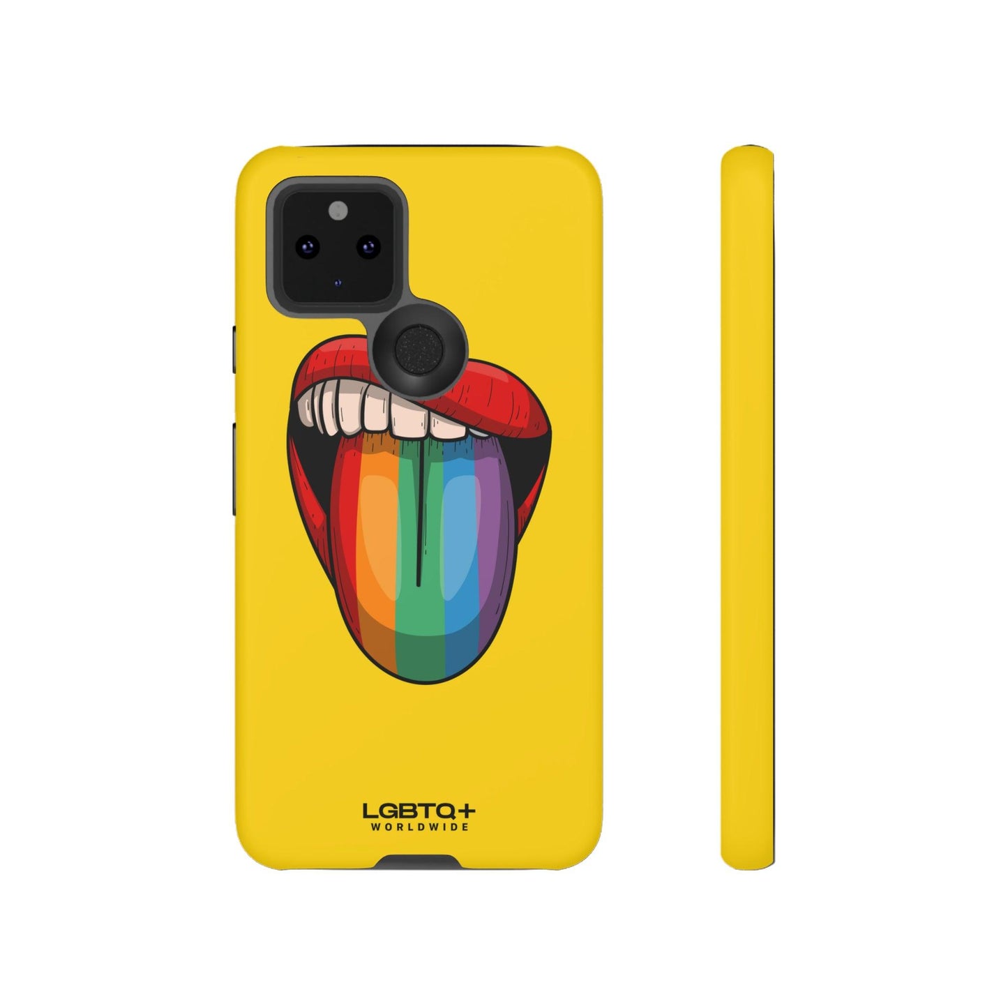 LGBTQWorldwide - ,,ZUNGE" Doppelgehäuse Handyhülle Accessories, Glossy, iPhone Cases, Matte, Phone accessory, Phone Cases, Samsung Cases, Thermo, Valentine's Day Picks lgbtq Bekleidung Accessoires unisex Zubehör