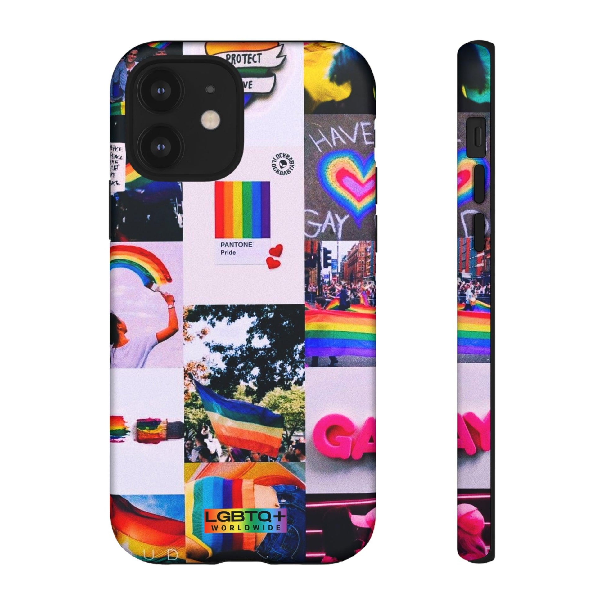 LGBTQWorldwide - ,,REGENBOGEN" Doppelgehäuse Handyhülle Accessories, Glossy, iPhone Cases, Matte, Phone accessory, Phone Cases, Samsung Cases, Thermo, Valentine's Day Picks lgbtq Bekleidung Accessoires unisex Zubehör