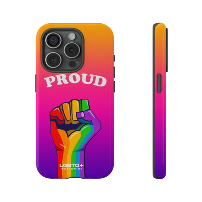 LGBTQWorldwide - ,,GLÜCKLICH" Doppelgehäuse Handyhülle Accessories, Glossy, iPhone Cases, Matte, Phone accessory, Phone Cases, Samsung Cases, Thermo, Valentine's Day Picks lgbtq Bekleidung Accessoires unisex Zubehör