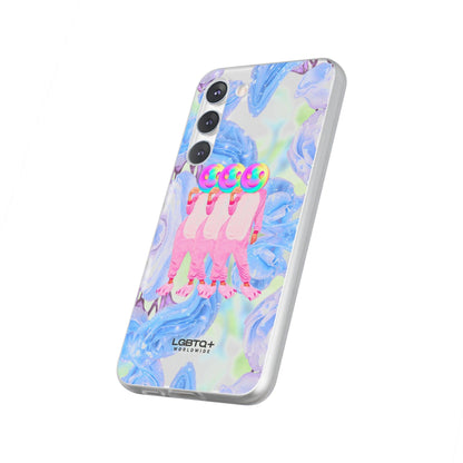 LGBTQWorldwide - ,,TEDDY BÄR" Flexible Handyhülle Accessories, Case, iPhone, iPhone Cases, Phone accessory, Phone Cases, Samsung Cases, silikon, Valentine's Day promotion lgbtq Bekleidung Accessoires unisex Zubehör