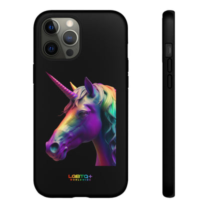 LGBTQWorldwide - ,,REGENBOGEN EINHORN" Doppelgehäuse Handyhülle Accessories, Glossy, iPhone Cases, Matte, Phone accessory, Phone Cases, Samsung Cases, tough, Valentine's Day Picks lgbtq Bekleidung Accessoires unisex Zubehör