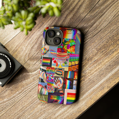 LGBTQWorldwide - ,,FARBEN" Doppelgehäuse Handyhülle Accessories, Glossy, iPhone Cases, Matte, Phone accessory, Phone Cases, Samsung Cases, Thermo, Valentine's Day Picks lgbtq Bekleidung Accessoires unisex Zubehör