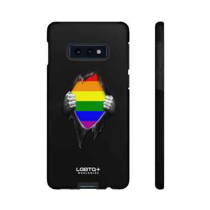 LGBTQWorldwide - ,,SCHWARZES LOCH" Doppelgehäuse Handyhülle Accessories, Glossy, iPhone Cases, Matte, Phone accessory, Phone Cases, Samsung Cases, Thermo, Valentine's Day Picks lgbtq Bekleidung Accessoires unisex Zubehör