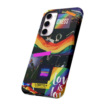 LGBTQWorldwide - ,,COMMUNITY" Doppelgehäuse Handyhülle Accessories, Glossy, iPhone Cases, Matte, Phone accessory, Phone Cases, Samsung Cases, Thermo, Valentine's Day Picks lgbtq Bekleidung Accessoires unisex Zubehör