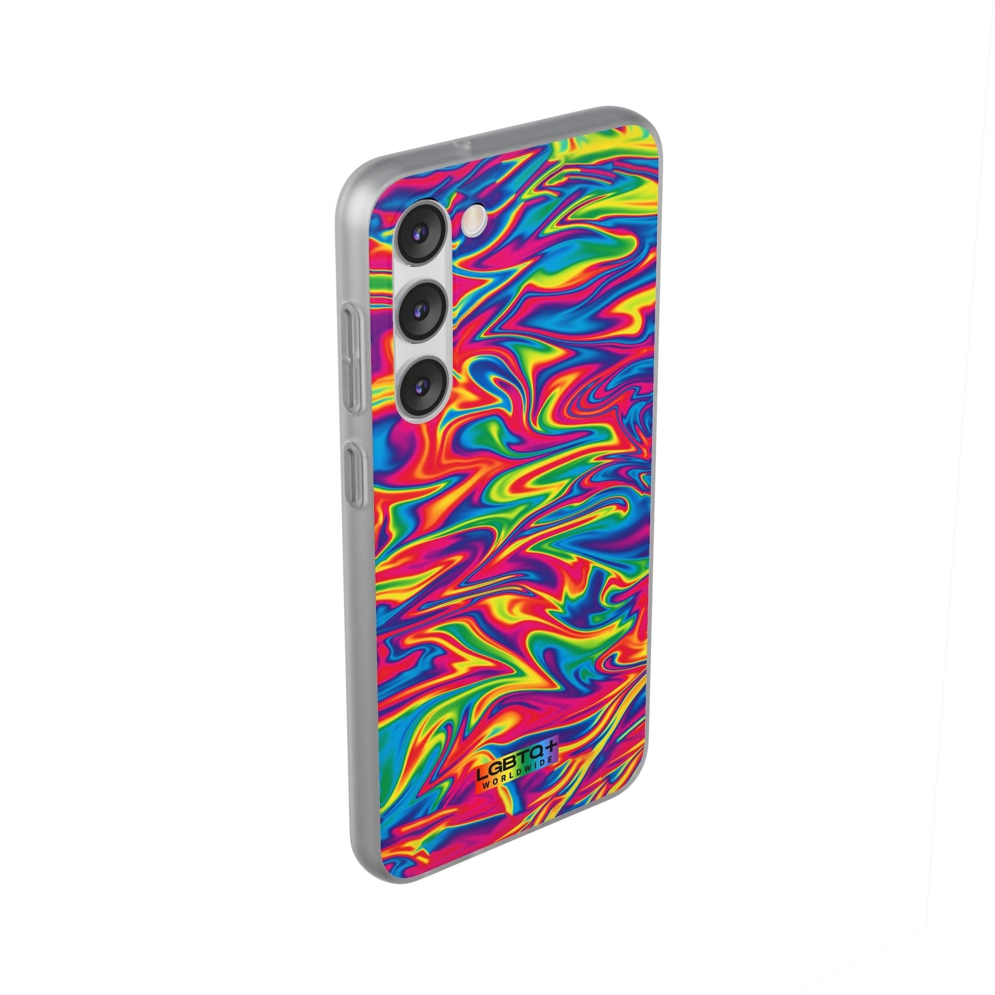 LGBTQWorldwide - ,,ABSTRACT" Flexible Handyhülle Accessories, Case, iPhone, iPhone Cases, Phone accessory, Phone Cases, Samsung Cases, silikon, Valentine's Day promotion lgbtq Bekleidung Accessoires unisex Zubehör