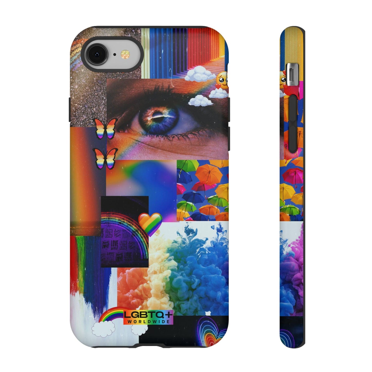 LGBTQWorldwide - ,,VISION" Doppelgehäuse Handyhülle Accessories, Glossy, iPhone Cases, Matte, Phone accessory, Phone Cases, Samsung Cases, Thermo, Valentine's Day Picks lgbtq Bekleidung Accessoires unisex Zubehör