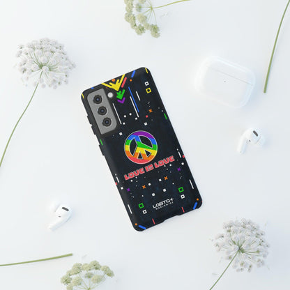 LGBTQWorldwide - ,,PEACE" Doppelgehäuse Handyhülle Accessories, Glossy, iPhone Cases, Matte, Phone accessory, Phone Cases, Samsung Cases, Thermo, Valentine's Day Picks lgbtq Bekleidung Accessoires unisex Zubehör