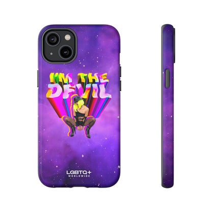 LGBTQWorldwide - ,,I AM THE DEVIL" Doppelgehäuse Handyhülle Accessories, Glossy, iPhone Cases, Matte, Phone accessory, Phone Cases, Samsung Cases, Thermo, Valentine's Day Picks lgbtq Bekleidung Accessoires unisex Zubehör