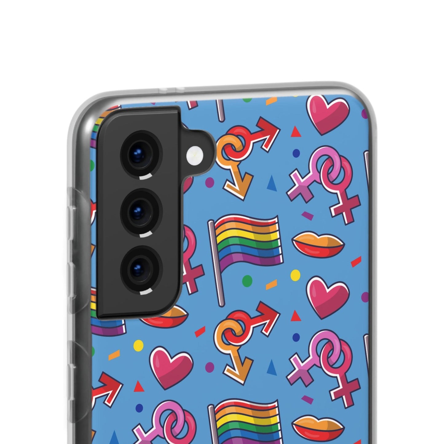 LGBTQWorldwide - ,,FLAGGEN" Flexible Handyhülle Accessories, Case, iPhone, iPhone Cases, Phone accessory, Phone Cases, Samsung Cases, silikon, Valentine's Day promotion lgbtq Bekleidung Accessoires unisex Zubehör