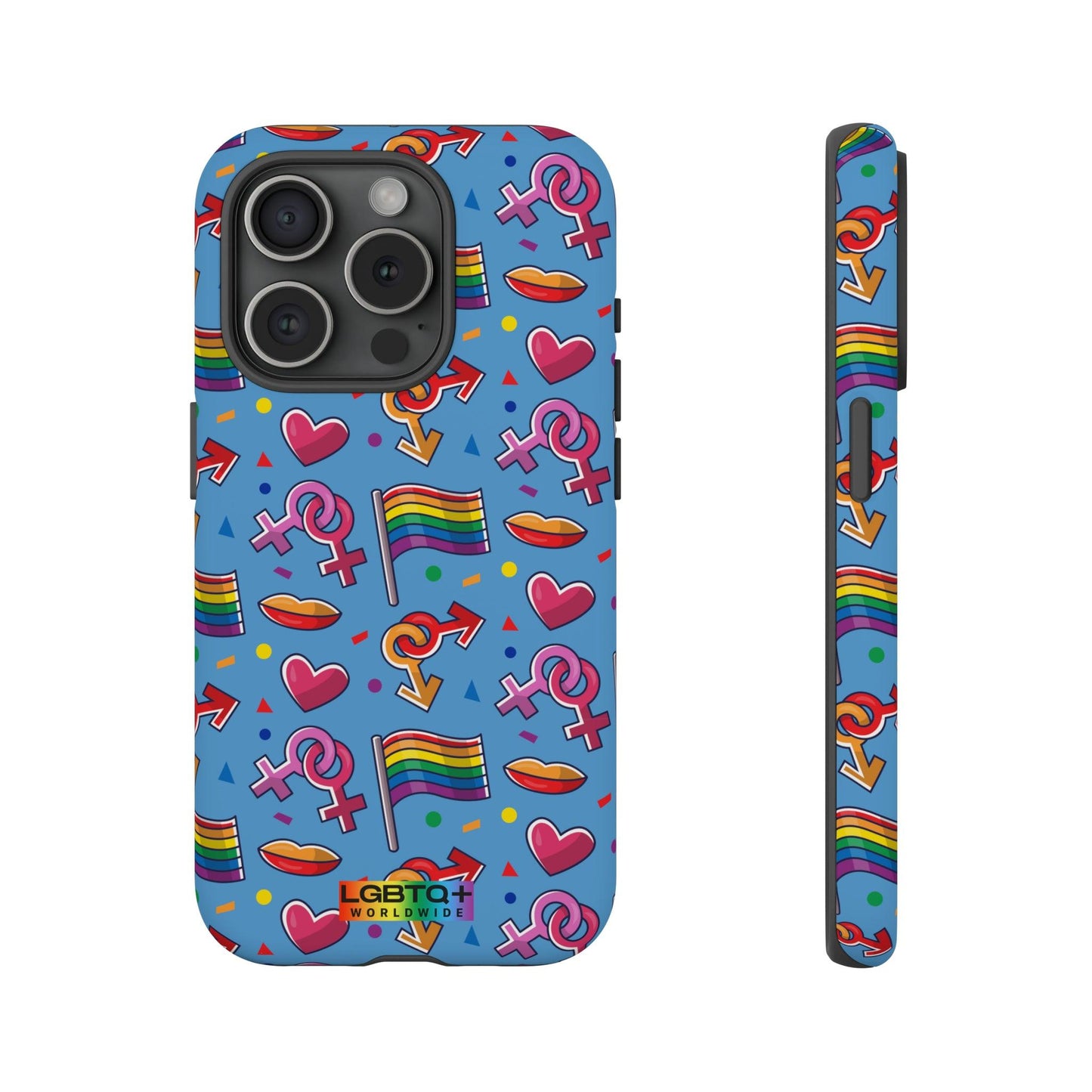 LGBTQWorldwide - ,,FÜHL DICH FREI" Doppelgehäuse Handyhülle Accessories, Glossy, iPhone Cases, Matte, Phone accessory, Phone Cases, Samsung Cases, Thermo, Valentine's Day Picks lgbtq Bekleidung Accessoires unisex Zubehör