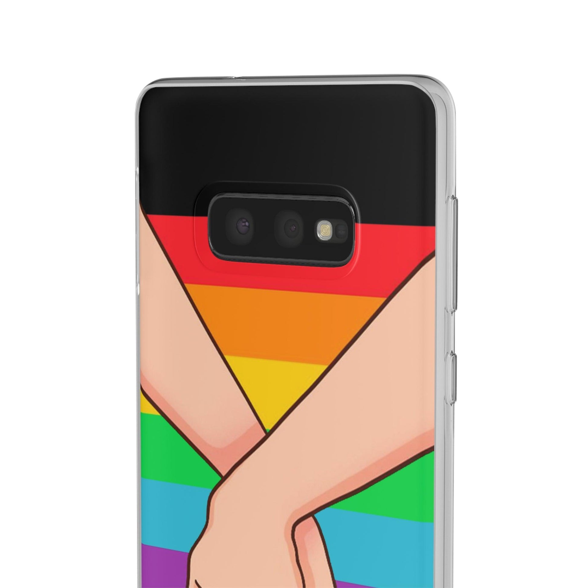 LGBTQWorldwide - ,,TOGETHER PRIDE" Flexible Handyhülle Accessories, Case, iPhone, iPhone Cases, Phone accessory, Phone Cases, Samsung Cases, silikon, Valentine's Day promotion lgbtq Bekleidung Accessoires unisex Zubehör