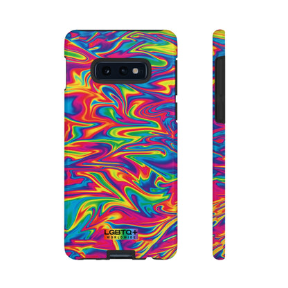 LGBTQWorldwide - ,,ABSTRACT" Doppelgehäuse Handyhülle Accessories, Glossy, iPhone Cases, Matte, Phone accessory, Phone Cases, Samsung Cases, Thermo, Valentine's Day Picks lgbtq Bekleidung Accessoires unisex Zubehör