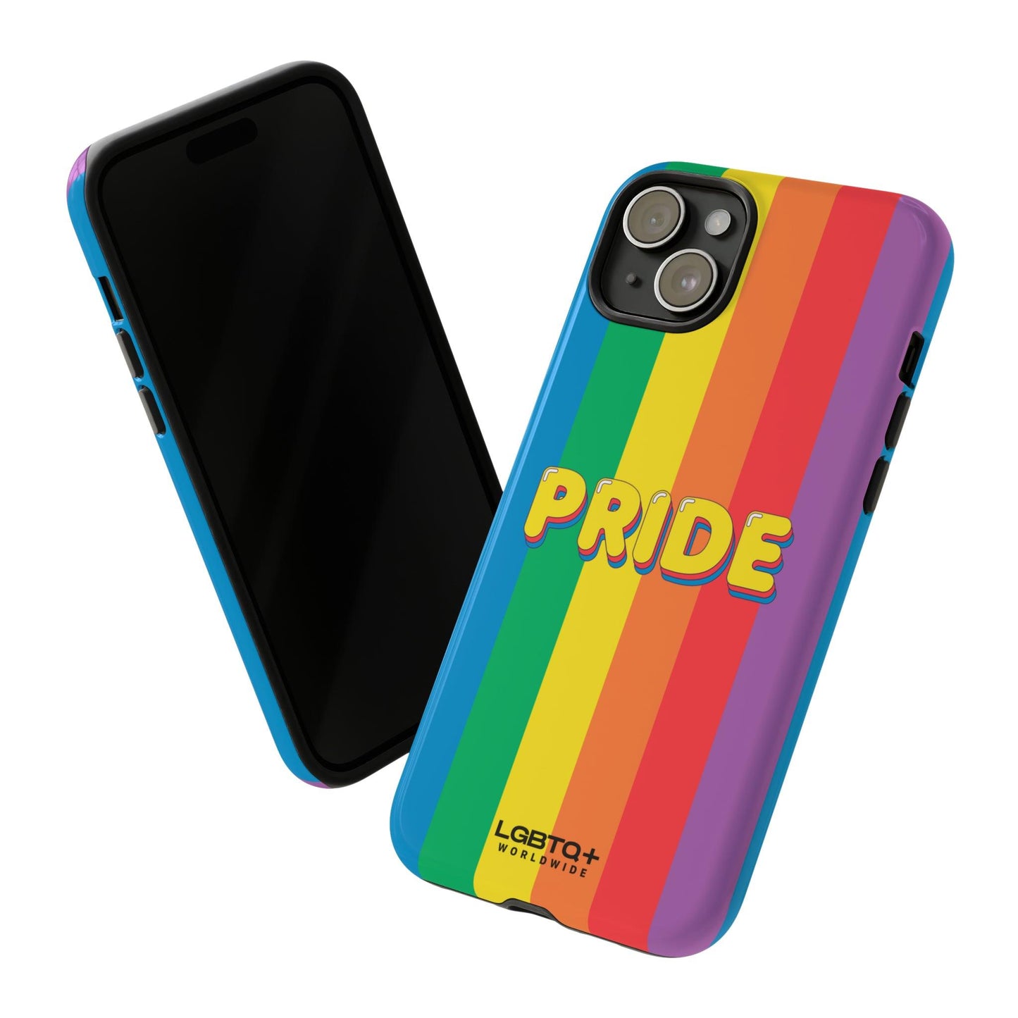 LGBTQWorldwide - ,,PRIDE" Doppelgehäuse Handyhülle Accessories, Glossy, iPhone Cases, Matte, Phone accessory, Phone Cases, Samsung Cases, Thermo, Valentine's Day Picks lgbtq Bekleidung Accessoires unisex Zubehör