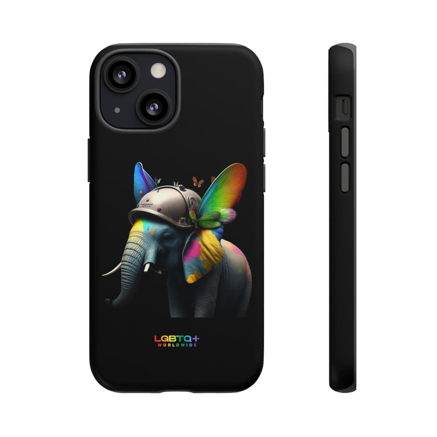 LGBTQWorldwide - ,,ELEFANT" Doppelgehäuse Handyhülle Accessories, Glossy, iPhone Cases, Matte, Phone accessory, Phone Cases, Samsung Cases, tough, Valentine's Day Picks lgbtq Bekleidung Accessoires unisex Zubehör