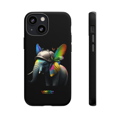 LGBTQWorldwide - ,,ELEFANT" Doppelgehäuse Handyhülle Accessories, Glossy, iPhone Cases, Matte, Phone accessory, Phone Cases, Samsung Cases, tough, Valentine's Day Picks lgbtq Bekleidung Accessoires unisex Zubehör