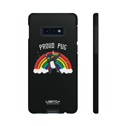 LGBTQWorldwide - ,,PROUD PUG" Doppelgehäuse Handyhülle Accessories, Glossy, iPhone Cases, Matte, Phone accessory, Phone Cases, Samsung Cases, Thermo, Valentine's Day Picks lgbtq Bekleidung Accessoires unisex Zubehör