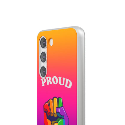 LGBTQWorldwide - ,,GLÜCKLICH" Flexible Handyhülle Accessories, Case, iPhone, iPhone Cases, Phone accessory, Phone Cases, Samsung Cases, silikon, Valentine's Day promotion lgbtq Bekleidung Accessoires unisex Zubehör