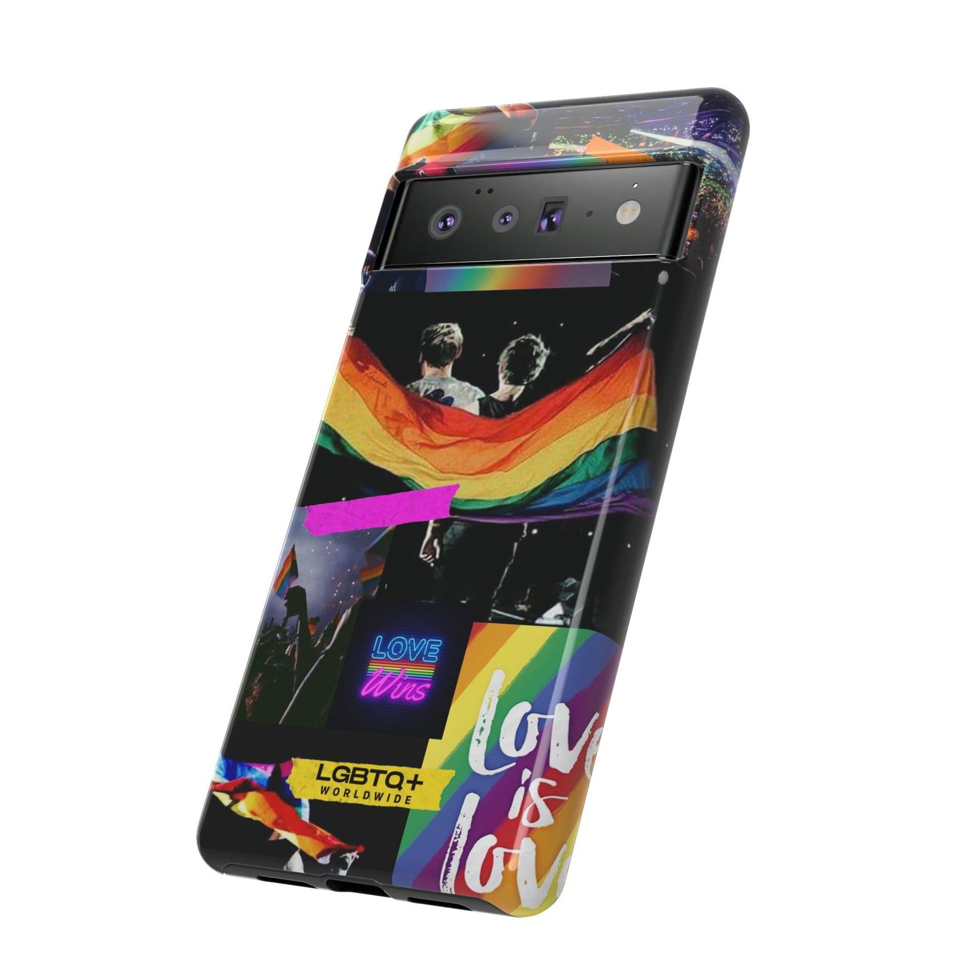 LGBTQWorldwide - ,,COMMUNITY" Doppelgehäuse Handyhülle Accessories, Glossy, iPhone Cases, Matte, Phone accessory, Phone Cases, Samsung Cases, Thermo, Valentine's Day Picks lgbtq Bekleidung Accessoires unisex Zubehör