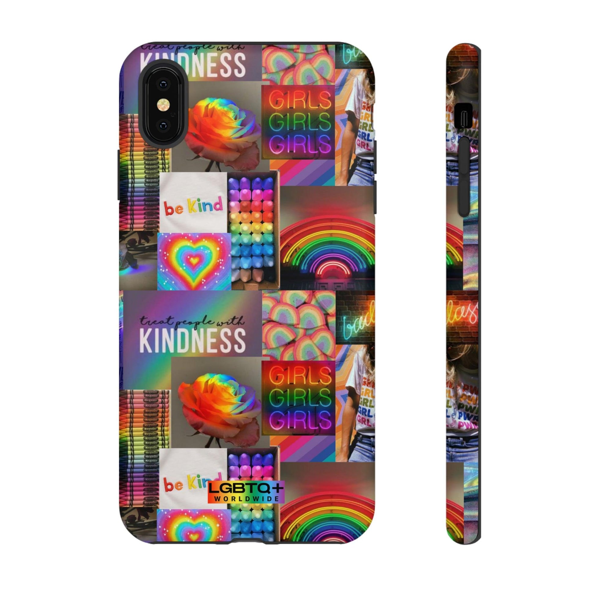 LGBTQWorldwide - ,,FREUNDLICH" Doppelgehäuse Handyhülle Accessories, Glossy, iPhone Cases, Matte, Phone accessory, Phone Cases, Samsung Cases, Thermo, Valentine's Day Picks lgbtq Bekleidung Accessoires unisex Zubehör