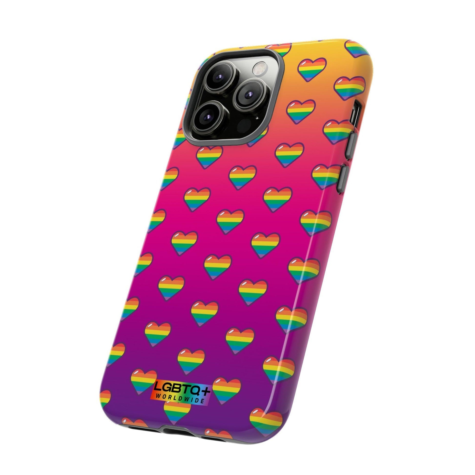 LGBTQWorldwide - ,,HERZ" Doppelgehäuse Handyhülle Accessories, Glossy, iPhone Cases, Matte, Phone accessory, Phone Cases, Samsung Cases, Thermo, Valentine's Day Picks lgbtq Bekleidung Accessoires unisex Zubehör