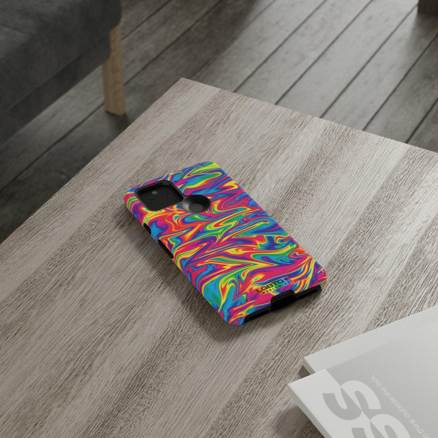 LGBTQWorldwide - ,,ABSTRACT" Doppelgehäuse Handyhülle Accessories, Glossy, iPhone Cases, Matte, Phone accessory, Phone Cases, Samsung Cases, Thermo, Valentine's Day Picks lgbtq Bekleidung Accessoires unisex Zubehör