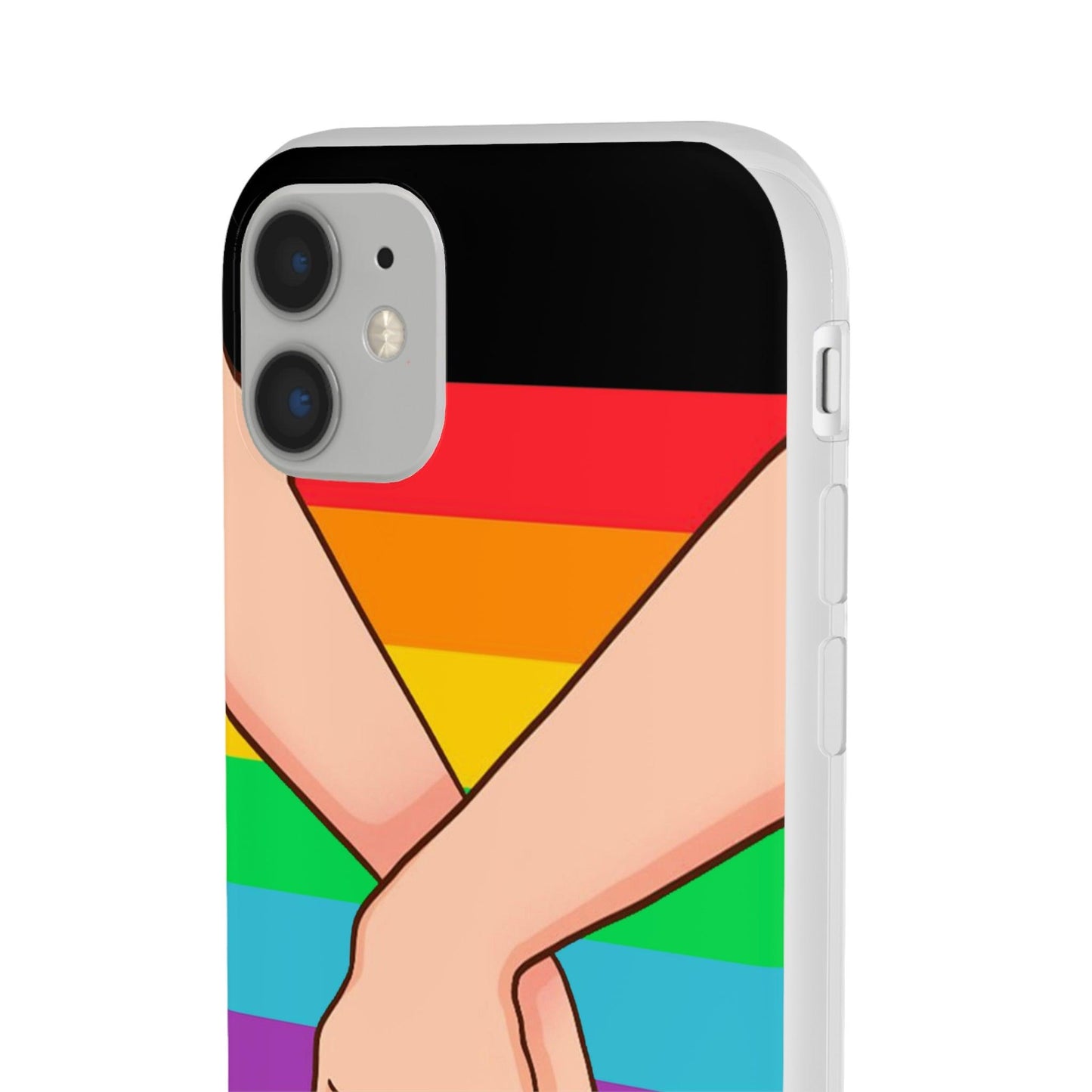 LGBTQWorldwide - ,,TOGETHER PRIDE" Flexible Handyhülle Accessories, Case, iPhone, iPhone Cases, Phone accessory, Phone Cases, Samsung Cases, silikon, Valentine's Day promotion lgbtq Bekleidung Accessoires unisex Zubehör