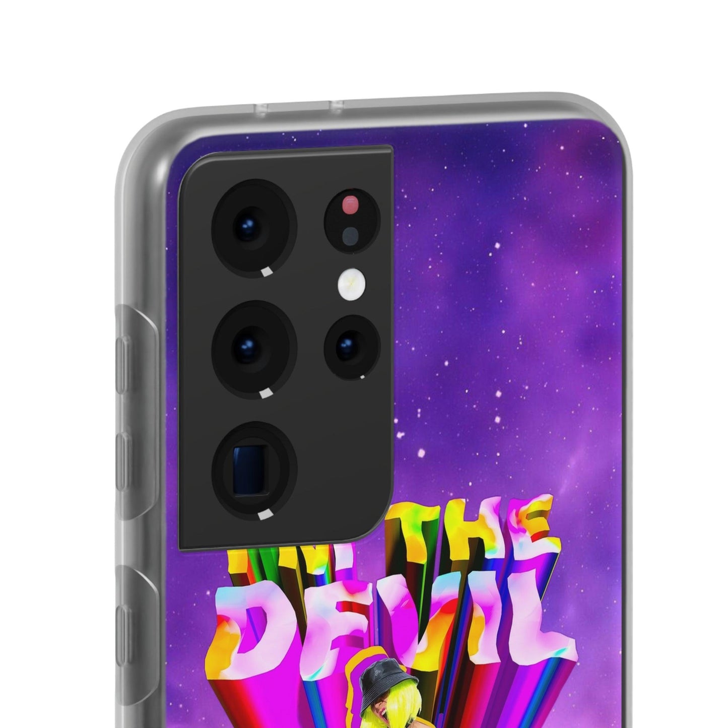 LGBTQWorldwide - ,,I AM THE DEVIL" Flexible Handyhülle Accessories, Case, iPhone, iPhone Cases, Phone accessory, Phone Cases, Samsung Cases, silikon, Valentine's Day promotion lgbtq Bekleidung Accessoires unisex Zubehör