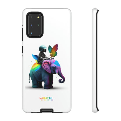 LGBTQWorldwide - ,,SCHMETTERLING" Doppelgehäuse Handyhülle Accessories, Glossy, iPhone Cases, Matte, Phone accessory, Phone Cases, Samsung Cases, tough, Valentine's Day Picks lgbtq Bekleidung Accessoires unisex Zubehör