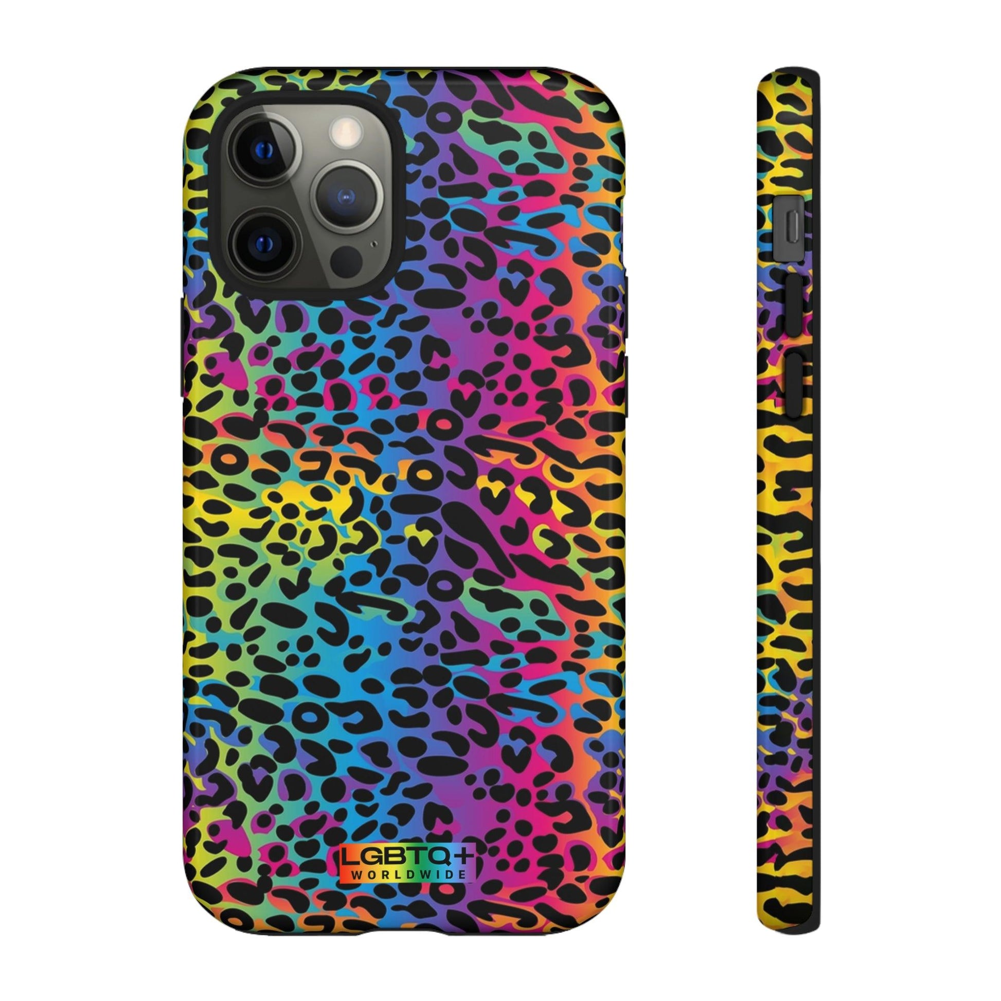 LGBTQWorldwide - ,,LEOPARD" Doppelgehäuse Handyhülle Accessories, Glossy, iPhone Cases, Matte, Phone accessory, Phone Cases, Samsung Cases, Thermo, Valentine's Day Picks lgbtq Bekleidung Accessoires unisex Zubehör