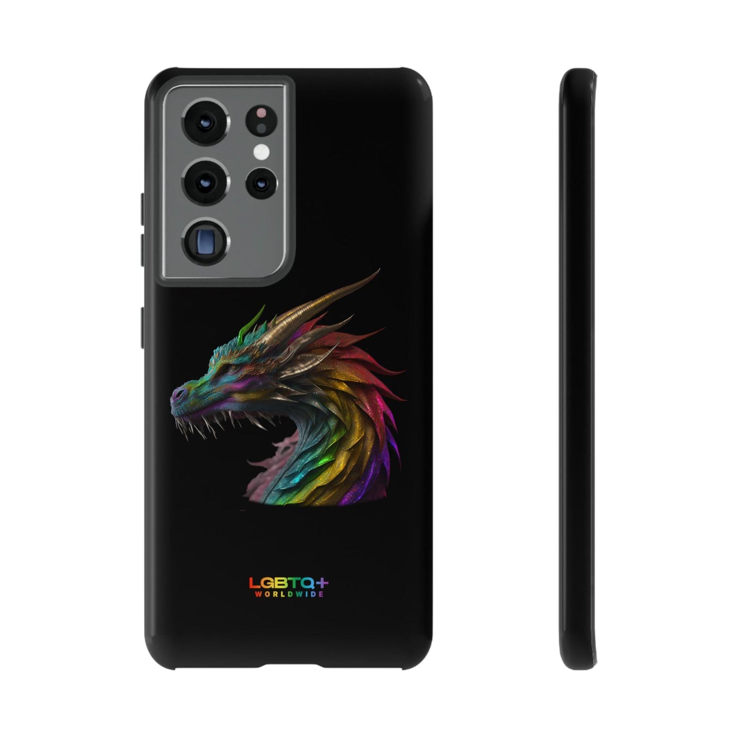 LGBTQWorldwide - ,,DRACHE" Doppelgehäuse Handyhülle Accessories, Glossy, iPhone Cases, Matte, Phone accessory, Phone Cases, Samsung Cases, tough, Valentine's Day Picks lgbtq Bekleidung Accessoires unisex Zubehör