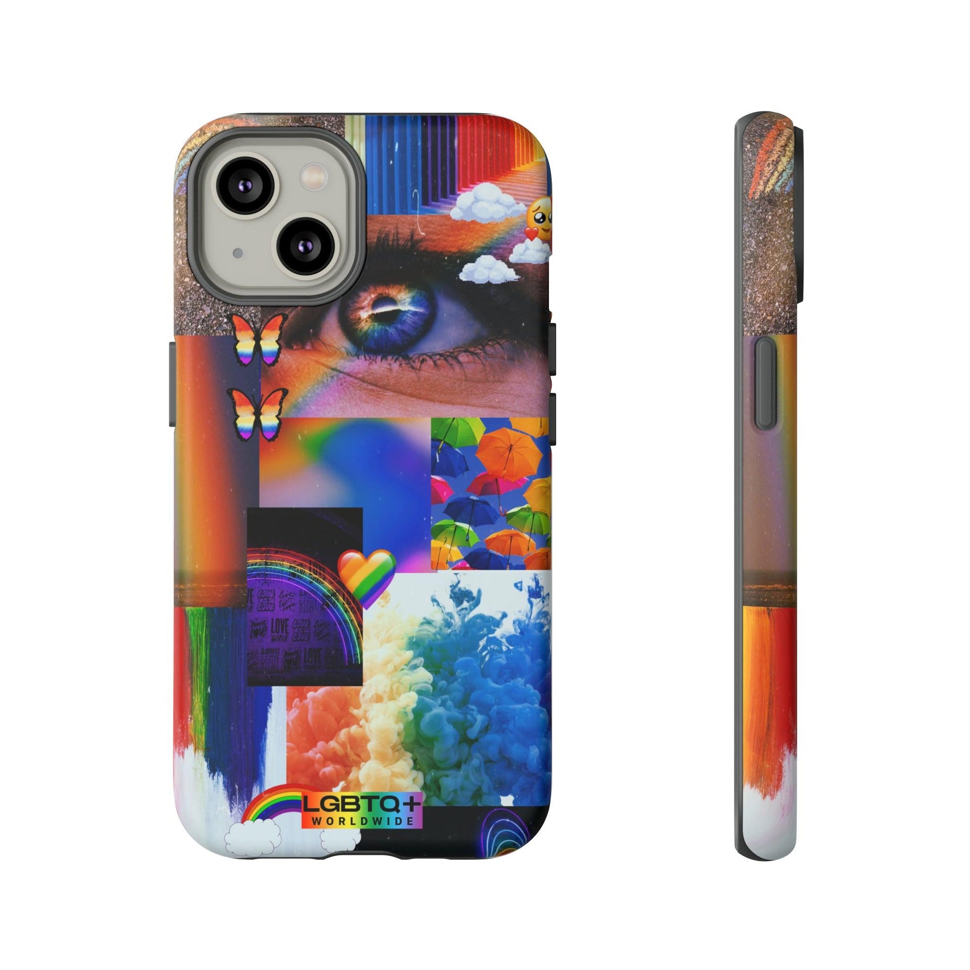 LGBTQWorldwide - ,,VISION" Doppelgehäuse Handyhülle Accessories, Glossy, iPhone Cases, Matte, Phone accessory, Phone Cases, Samsung Cases, Thermo, Valentine's Day Picks lgbtq Bekleidung Accessoires unisex Zubehör