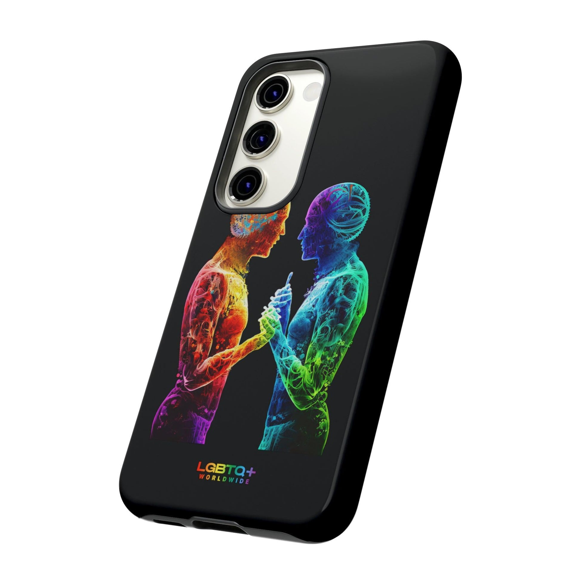 LGBTQWorldwide - ,,ZUSAMMEN" Doppelgehäuse Handyhülle Accessories, Glossy, iPhone Cases, Matte, Phone accessory, Phone Cases, Samsung Cases, tough, Valentine's Day Picks lgbtq Bekleidung Accessoires unisex Zubehör